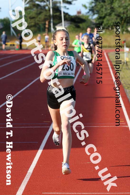 800 metres, 2021 North East Grand Prix No.4, Monkton, Wednesday, June 30th. Photo: David T. Hewitson/Sports for All Pics